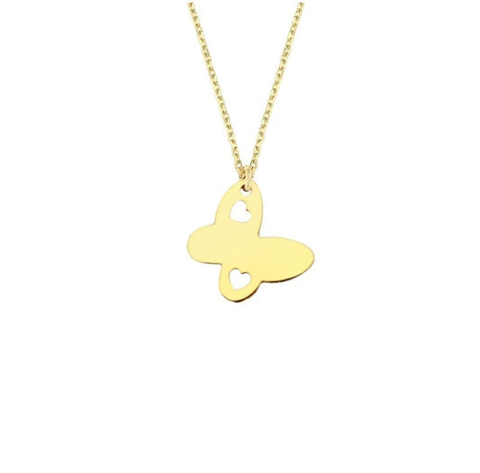 GOLD NECKLACE - Butterfly Love