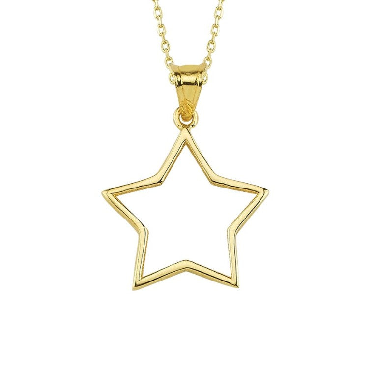 GOLD NECKLACE - Star Frame