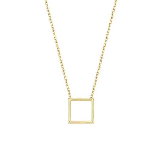 GOLD NECKLACE - Square