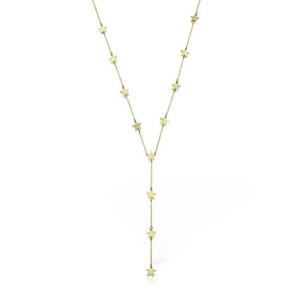 GOLD NECKLACE - Y Model 12 Stars