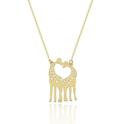 GOLD NECKLACE - Giraffes Lovers