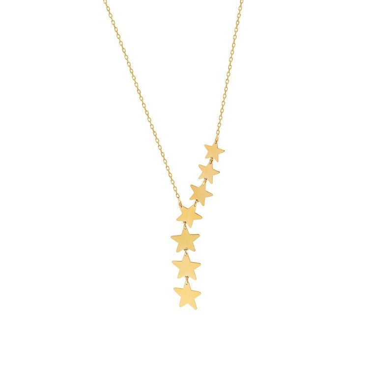 GOLD NECKLACE - 7 Stars