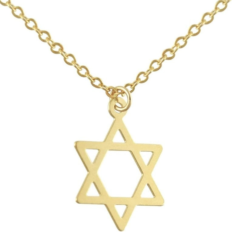 GOLD NECKLACE - Star of David