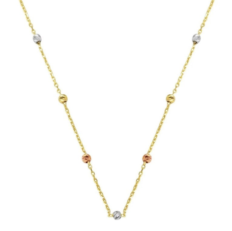 GOLD NECKLACE - Dorika Ball Colorful
