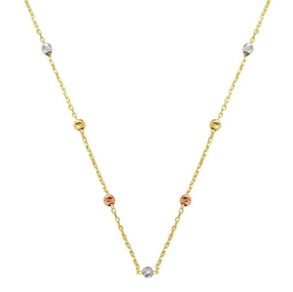 GOLD NECKLACE - Dorika Ball Colorful