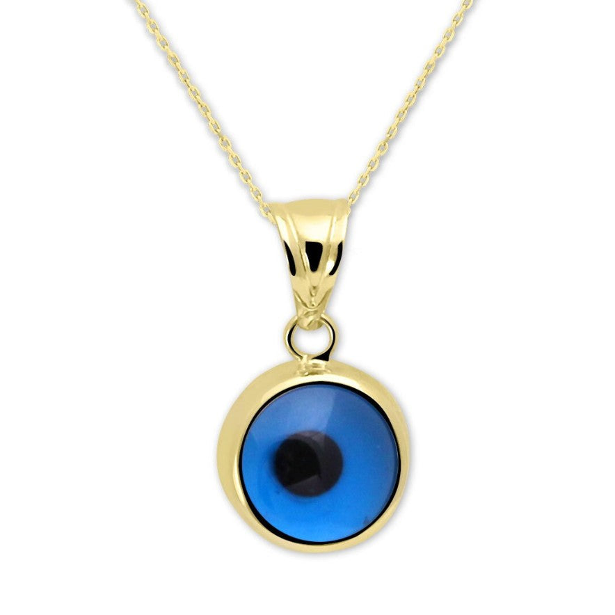 GOLD NECKLACE - Evil Eye Bead
