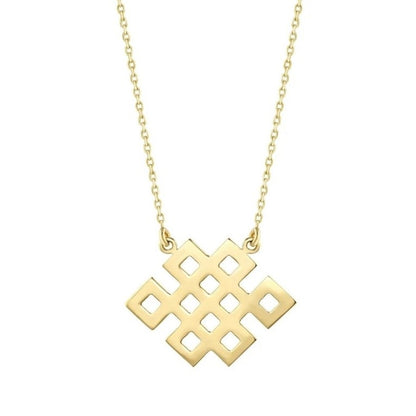 GOLD NECKLACE - Infinity Knot