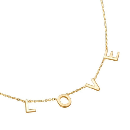 GOLD NECKLACE - Love