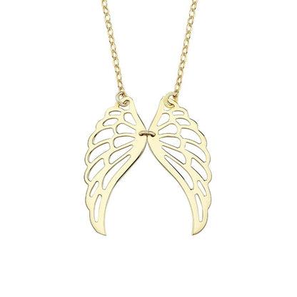 14K Gold Halskette-Gold Elegante Steinlose Lebensbaum Halskette