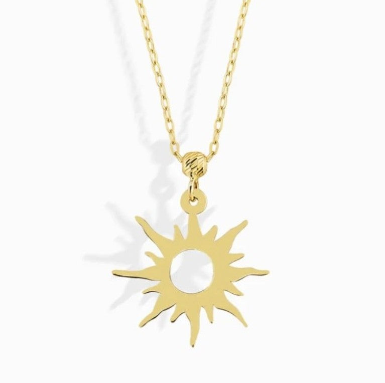 GOLD NECKLACE - Sun Frame