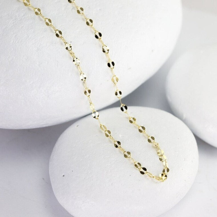 GOLD NECKLACE - Sequin Forse Chain