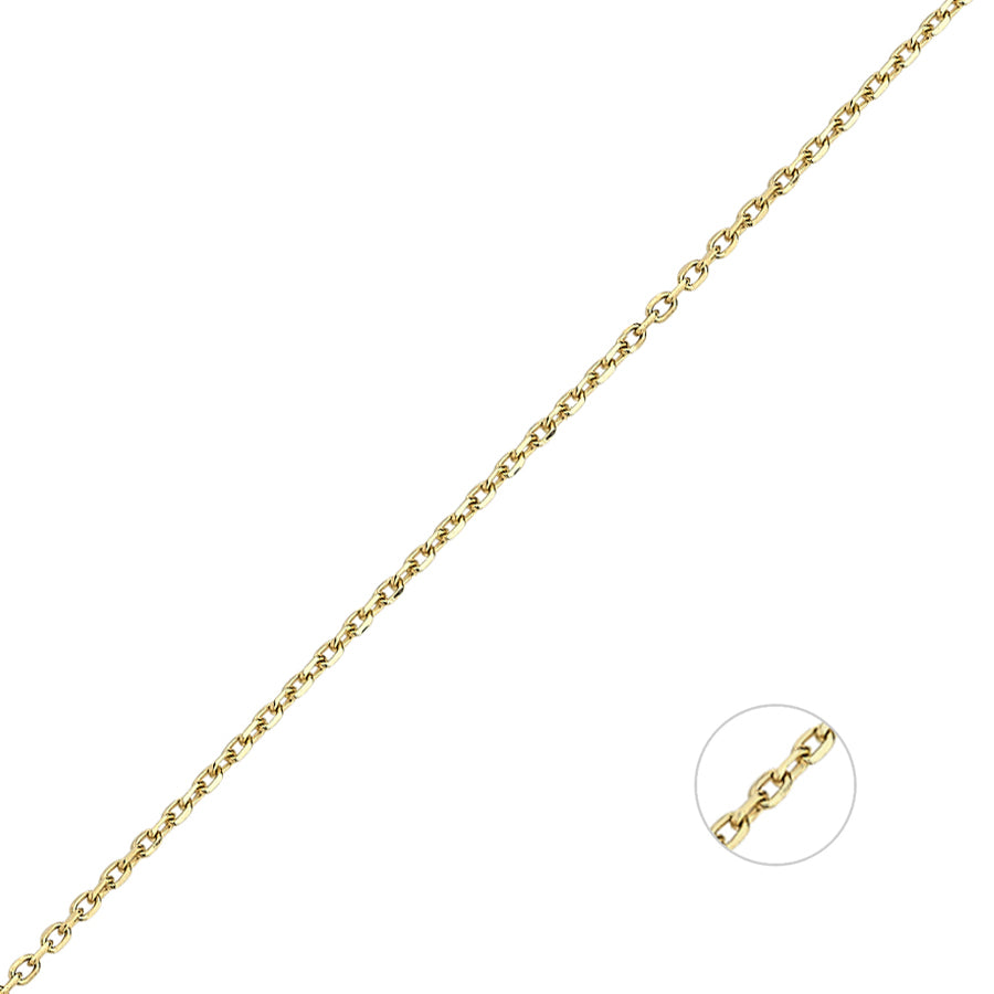 14K Gold Chain-14 Carat Gold Chain 65 Cm