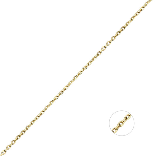 14K Gold Chain-14 Carat Gold Chain 65 Cm