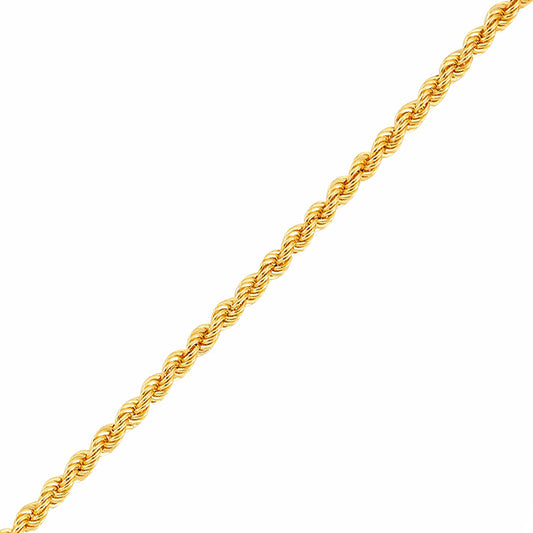 14K Gold Chain-Gold Aleppo Burma Long Chain 45 Cm