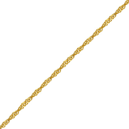 14K Gold Chain-14K Twist Chain