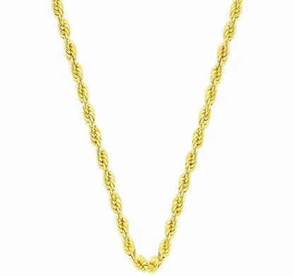 GOLD CHAIN NECKLACE - Twist Chain