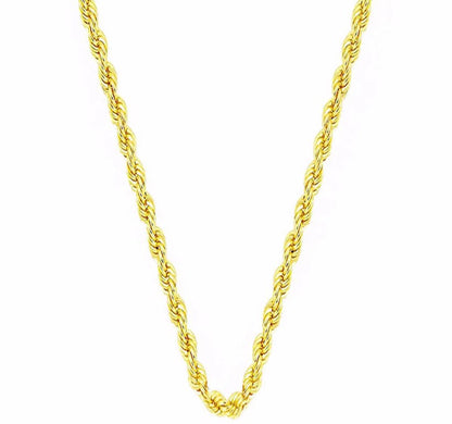 GOLD CHAIN NECKLACE - Rope Chain