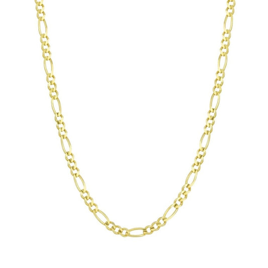 GOLD CHAIN NECKLACE - Figaro Chain