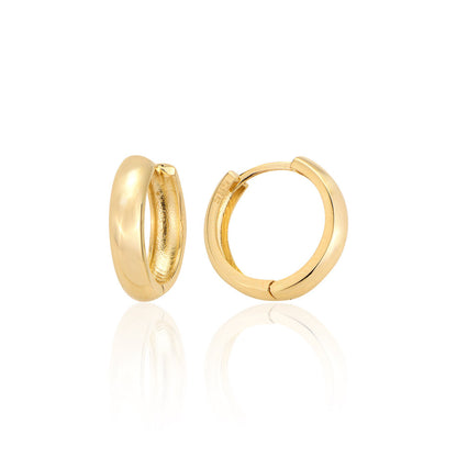 GOLD EARRING - Cast Shiny Hoop