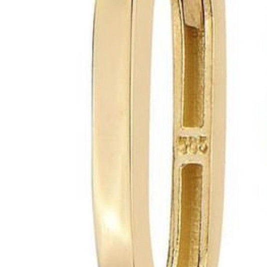 GOLD EARRING - Oval Huggie