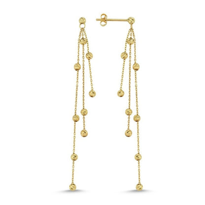 GOLD EARRING - Multiple Dorika