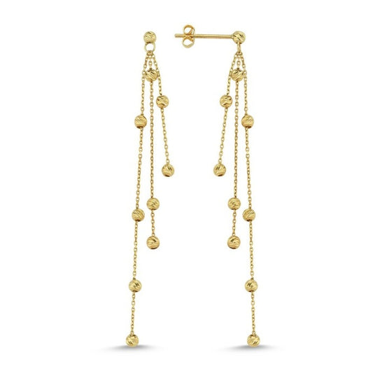 GOLD EARRING - Multiple Dorika
