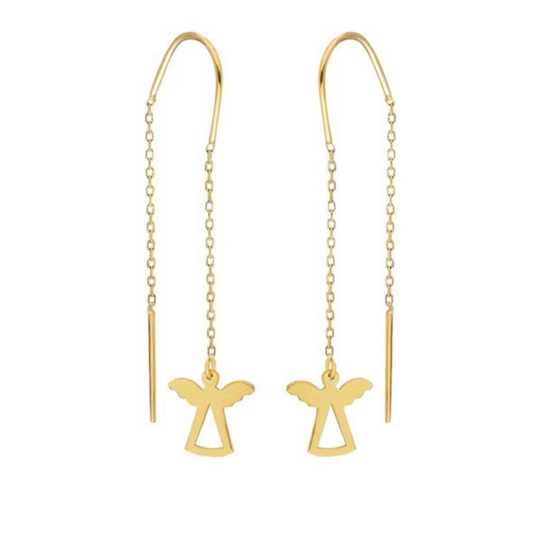 GOLD EARRING - Angel Drop