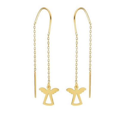 GOLD EARRING - Angel Drop