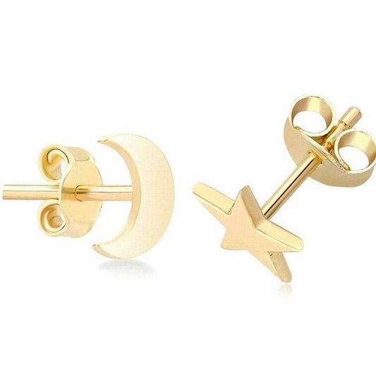GOLD EARRING - Star Stud