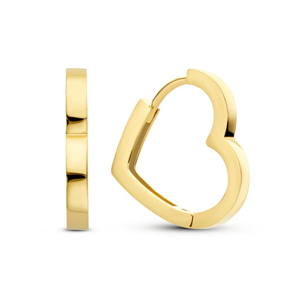 GOLD EARRING - Heart