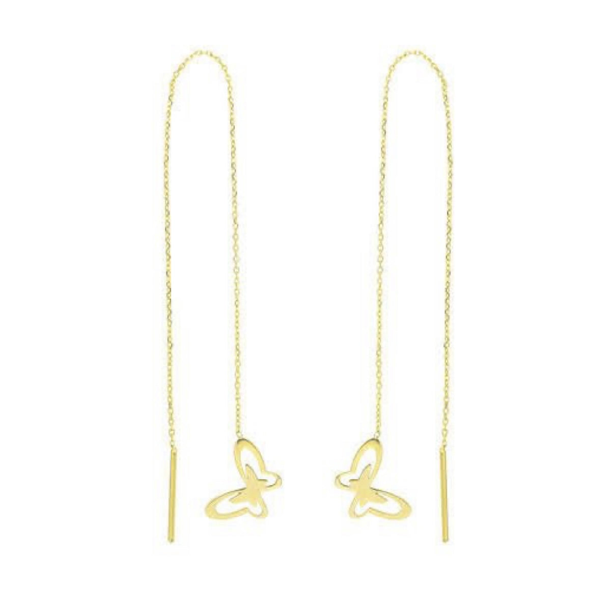 GOLD EARRING - Butterfly Drop 2