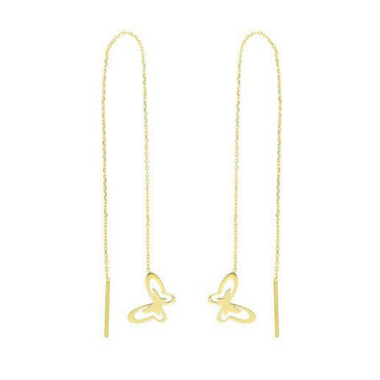 GOLD EARRING - Butterfly Drop 2