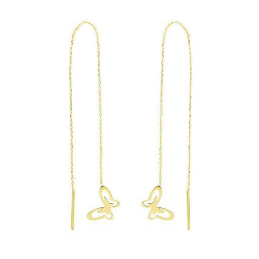 GOLD EARRING - Butterfly Drop 2