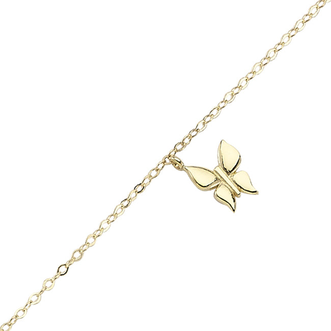 Gold Anklet-Gold Butterfly Anklet