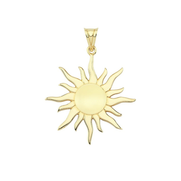 GOLD PENDANT - Sun