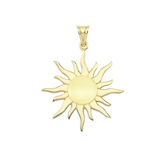 GOLD PENDANT - Sun