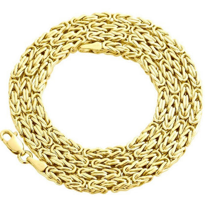 GOLD CHAIN NECKLACE - Byzantine Chain 2,75 mm