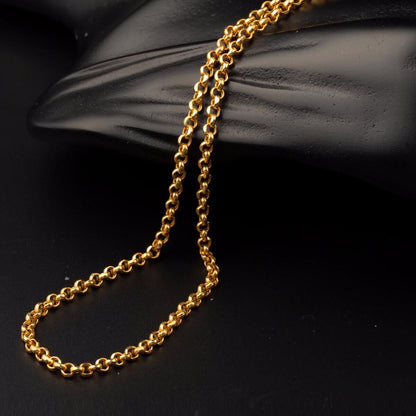 GOLD CHAIN NECKLACE - Doch Chain 1,40 mm