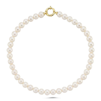 GOLD NECKLACE & PEARL - All Around