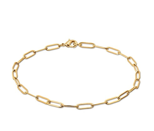 14K Gold Chain Bracelet