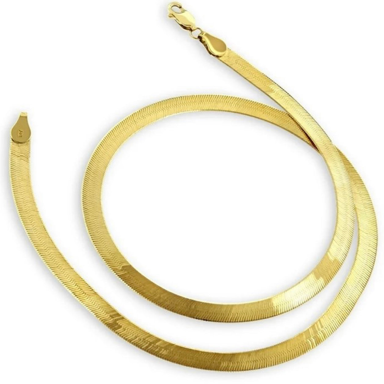 GOLD CHAIN NECKLACE - Herringbone Chain 4,00 mm