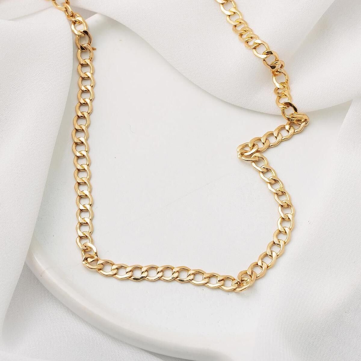 GOLD CHAIN NECKLACE - Cuban Chain 2,75 mm
