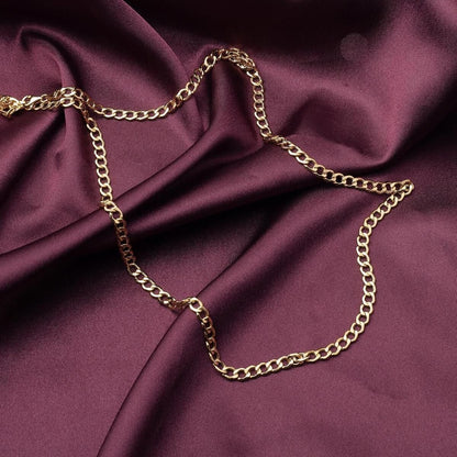 GOLD CHAIN NECKLACE - Cuban Chain 2,75 mm