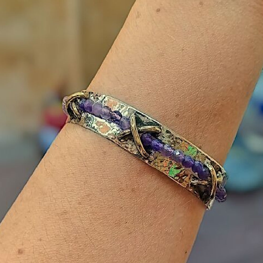 Gold Vermeil Cuff Bracelet - Nefertiti Bracelet