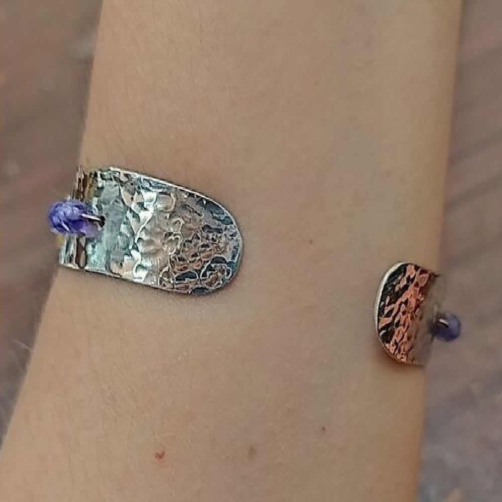 Gold Vermeil Cuff Bracelet - Nefertiti Bracelet