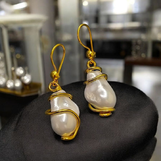 Gold Vermeil Earring - Amorphous Earrings