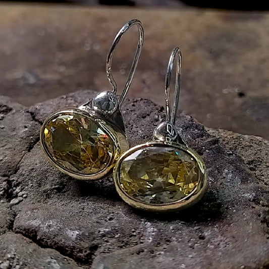 Gold Vermeil Earring - String Earrings