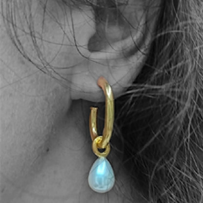 Gold Vermeil Earring - Shernel Moving Earrings