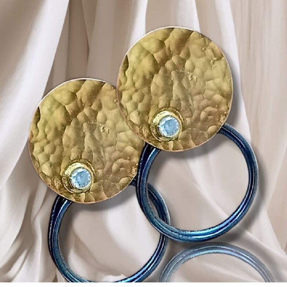 Gold Vermeil Earring - Hoop Earrings Sirtaki
