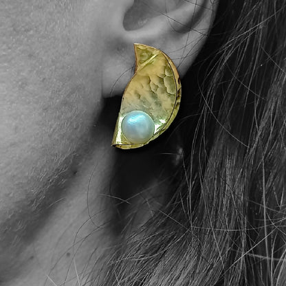 Gold Vermeil Earring - Mademoiselle Mini Earrings